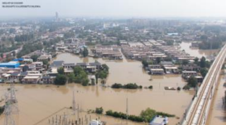 How do drones and wireless communication equipment play a role in flood prevention and disaster relief-1